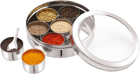 See-through Masala Dabba